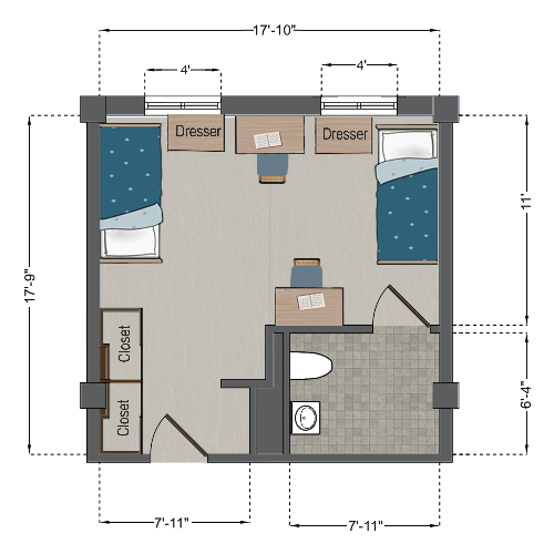 Fusz Hall Double Deluxe