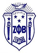 Zeta Phi Beta crest