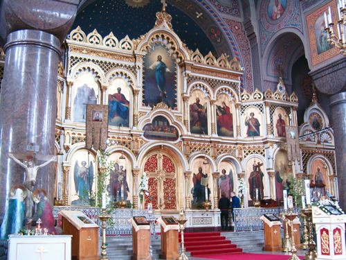 Iconostasis, Uspenski Cathedral, Helsinki.